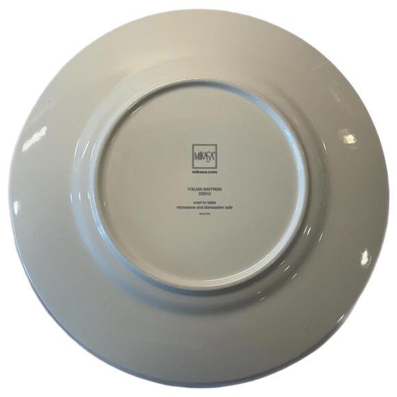 Set of 2 Mikasa Saffron Yellow 11.25” Dinner Plates DD910 - Picture 4 of 5